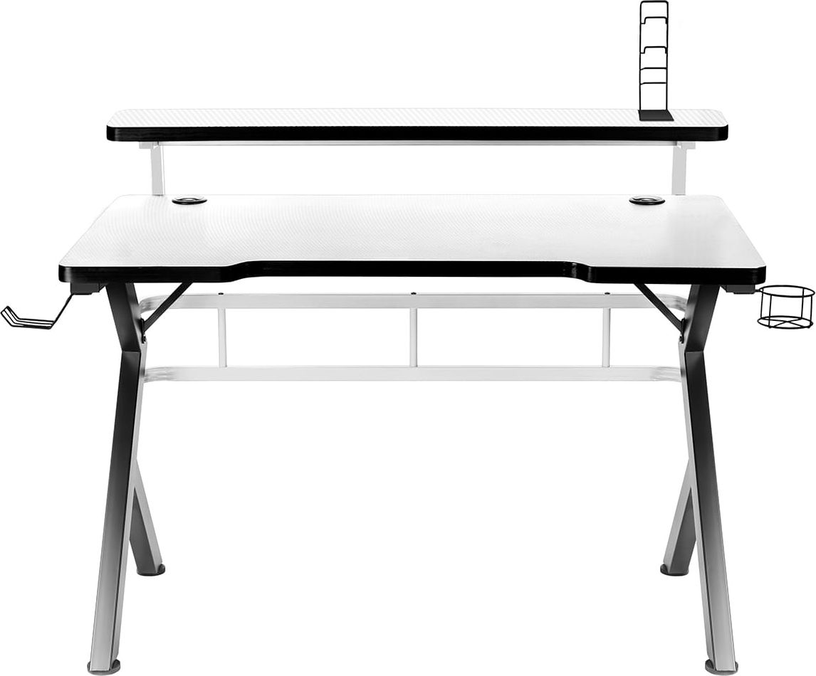 Tavolinë gaming HZ Hero 5.0, për kompjuter, e bardhë