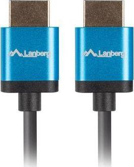 Kabllo Lanberg HDMI - HDMI, 1m,  e zezë