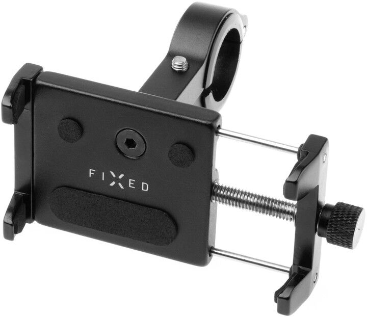 Mbajtëse celulari për biçikletë FIXED Bikee ALU, e zezë