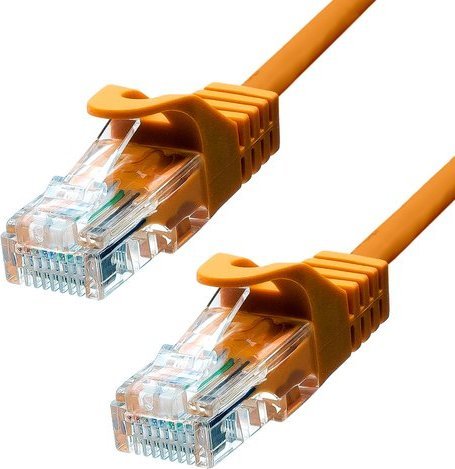 Kabllo rrjeti ProXtend UTP CAT5e, 7m, RJ45, portokalli
