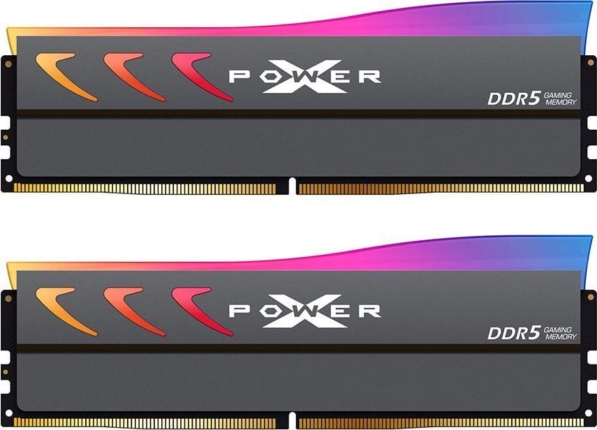 Memorie Silicon Power XPOWER Storm RGB, DDR5, 64 GB, 6400 MHz, CL32, SP064GXLWU64AFDK