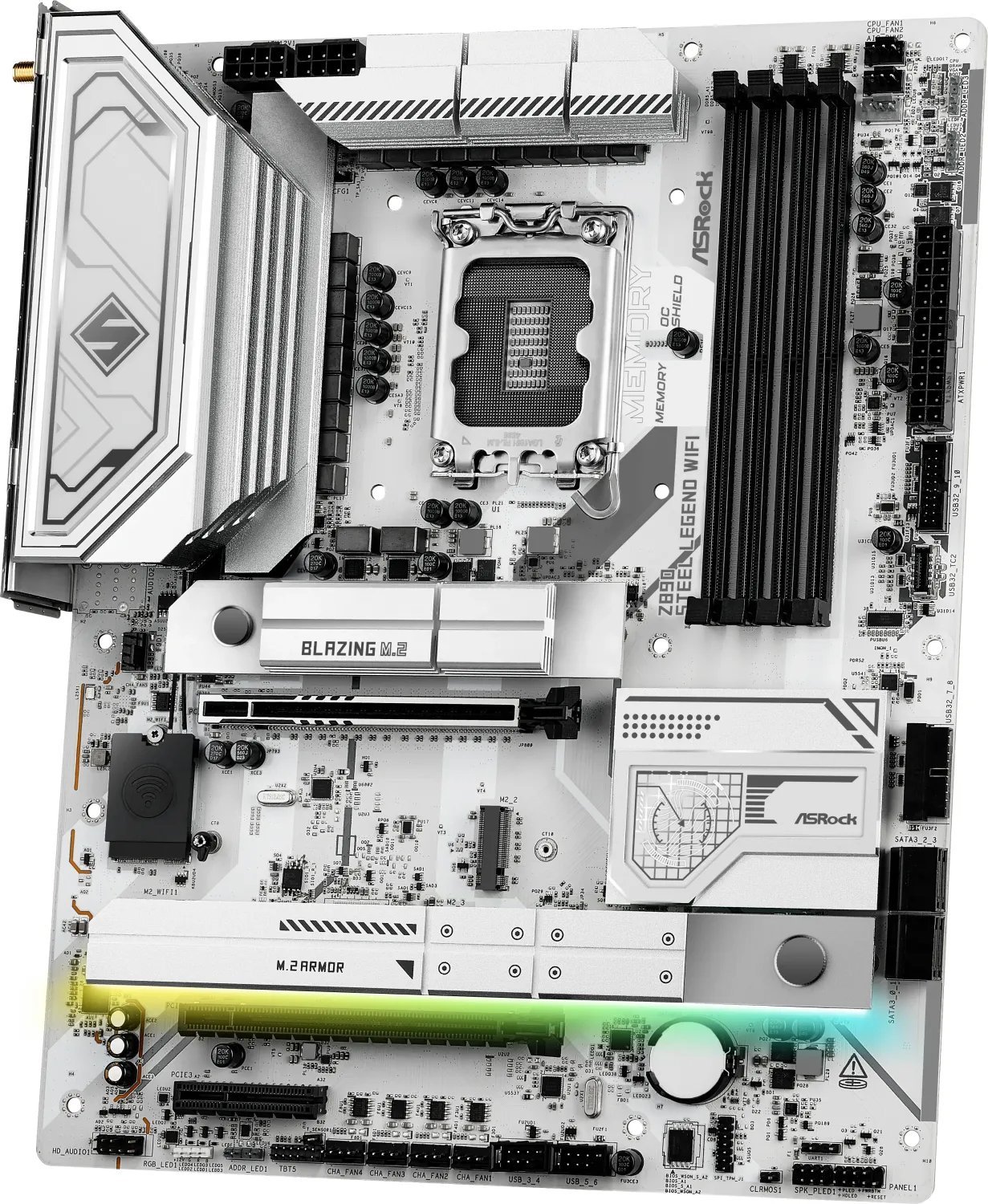 Pllakë amë Asrock Z890 Steel Legend WiFi, Intel Z890, LGA1851, ATX