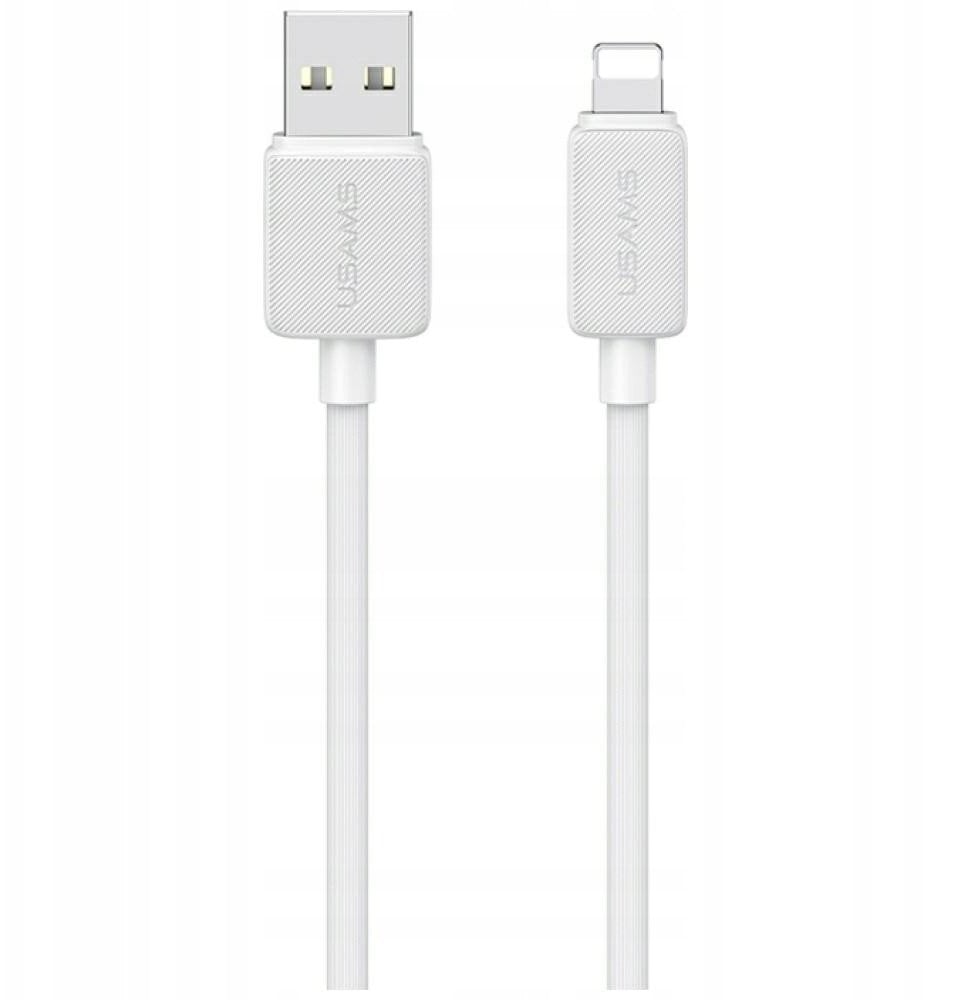 USB кабел Usams KY Series US-SJ694, Lightning во USB A, 2.4A, 2m, бел