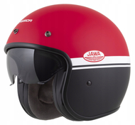 Helmetë motoçiklete Cassida Oxygen 2.0 Jawa OHC, madhësia L, e kuqe mat me të zezë dhe të bardhë