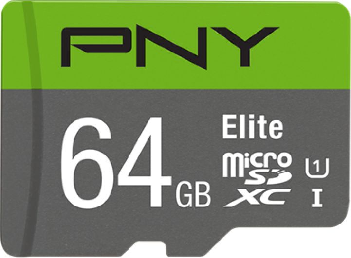 Kartë memorie PNY, MicroSDXC, Klasa 10/ UHS-I/U1/ A1, 64 GB