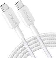 Kabllo USB C Anker 322, 1.8m, karikim i shpejtë, e bardhë