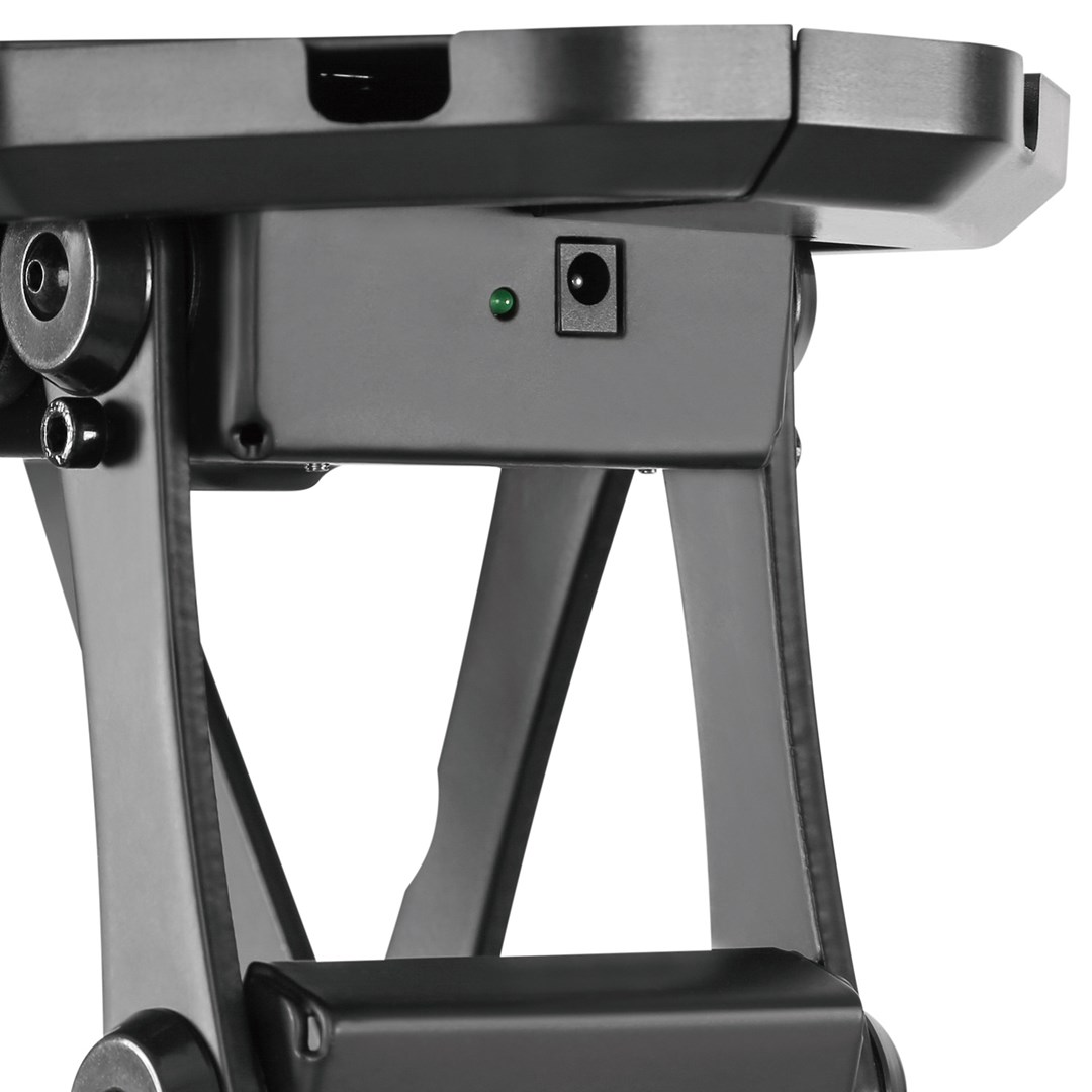 Mbajtëse për TV Maclean në tavan, 23"-55", 30kg, e zezë