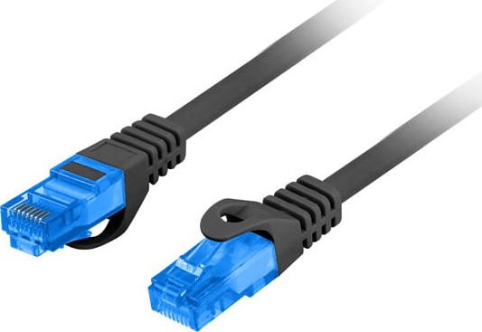 Kabllo rrjeti Lanberg Patchcord Cat.6A S/FTP, 3m, LSZH, e zezë