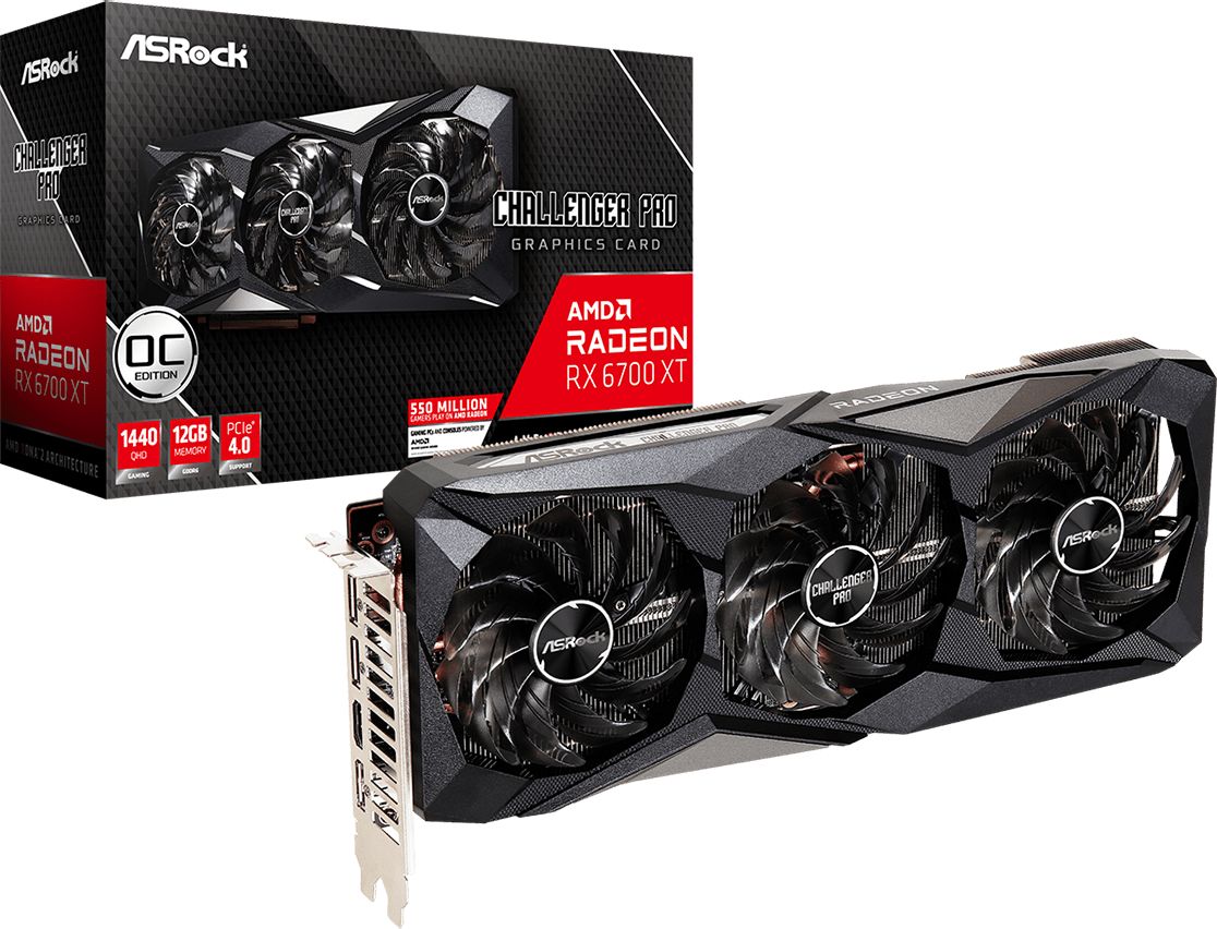 Kartë grafike ASRock Radeon RX 6700 XT Challenger Pro 12 OC 12GB