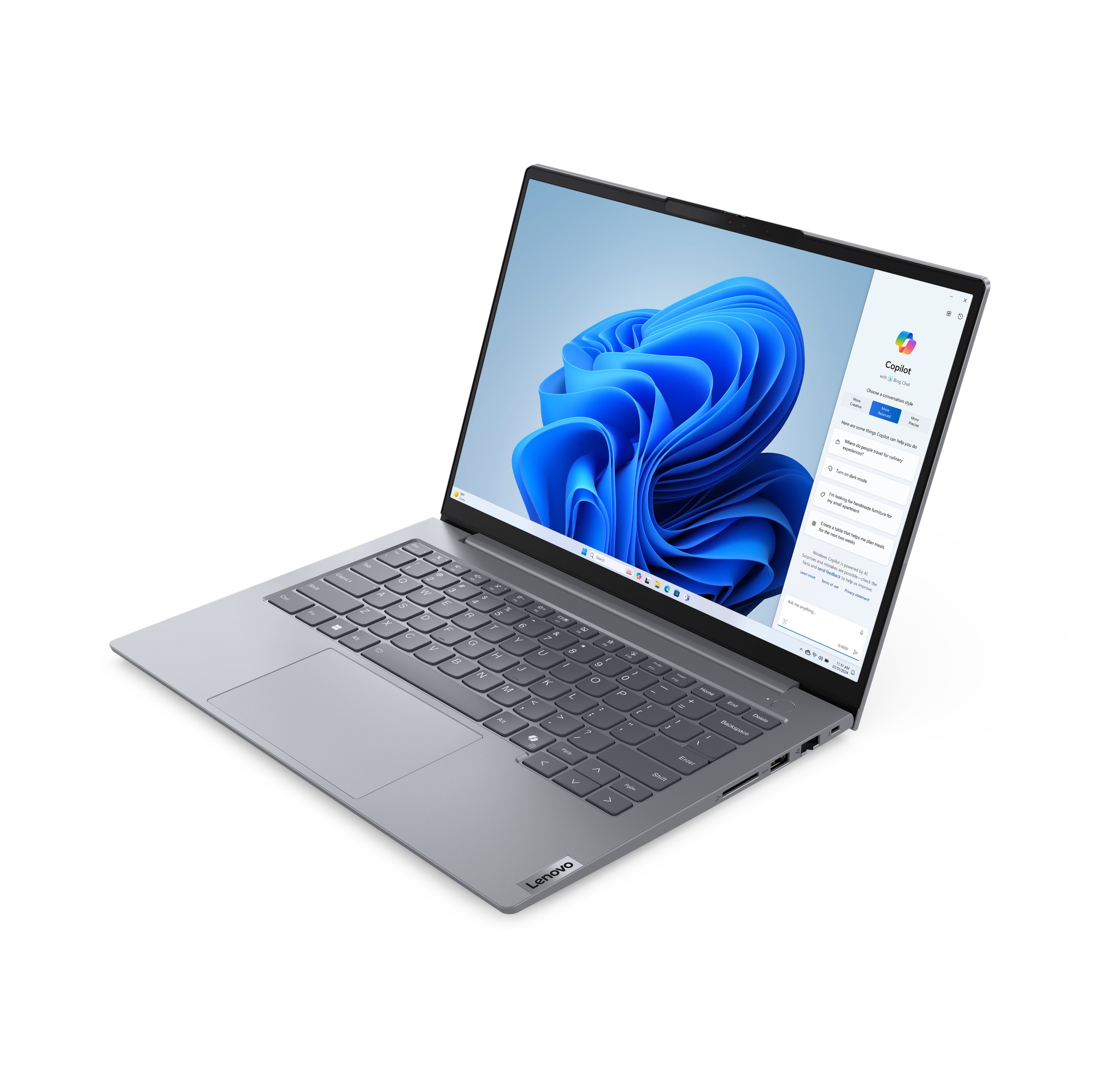 Laptop Lenovo ThinkBook 14 G7 ARP, 14", Ryzen 3, 16GB RAM, 512GB SSD, gri Arctic