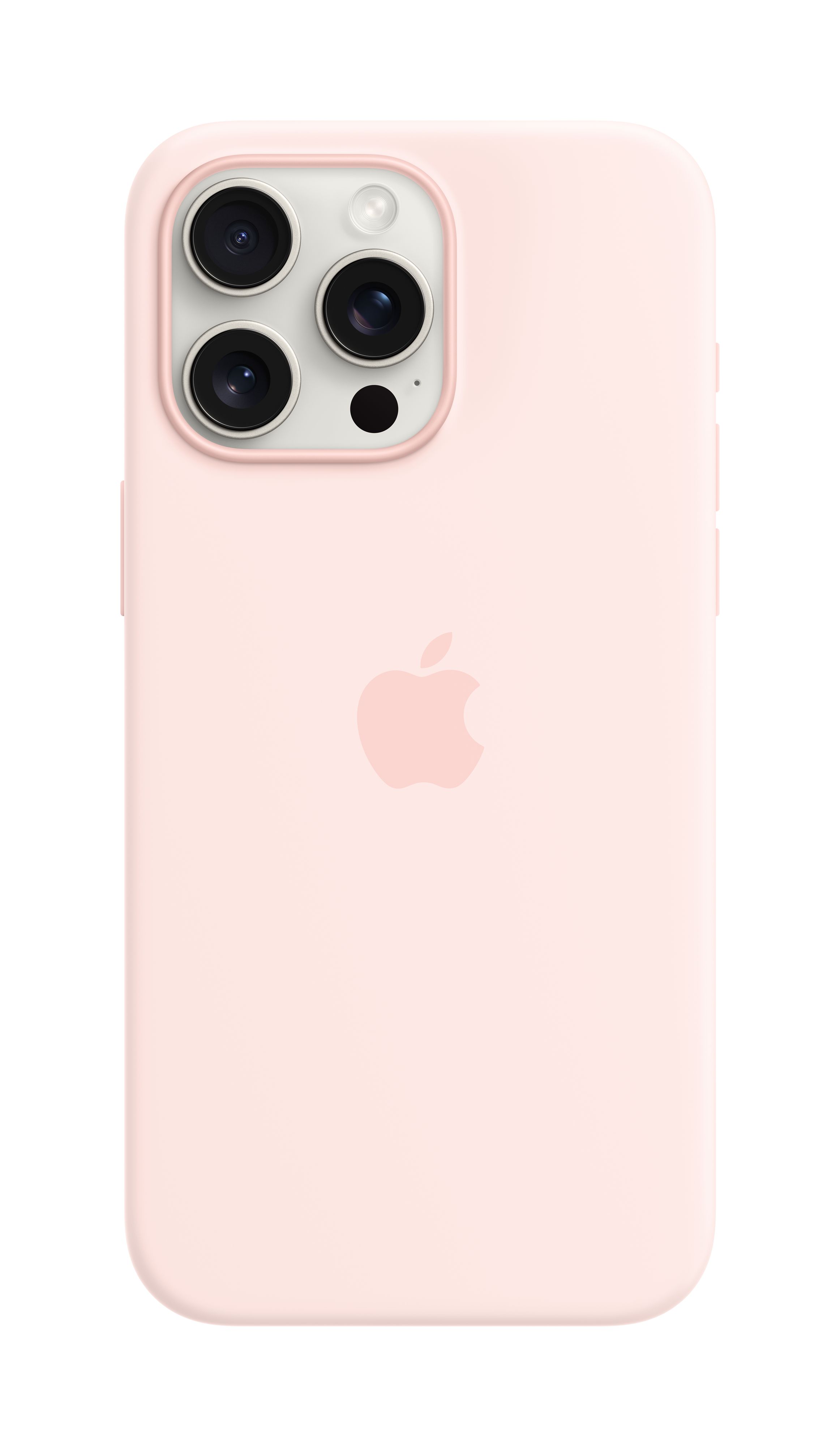 Apple iPhone 15 Pro Max Silicone Case me MagSafe, Light Pink