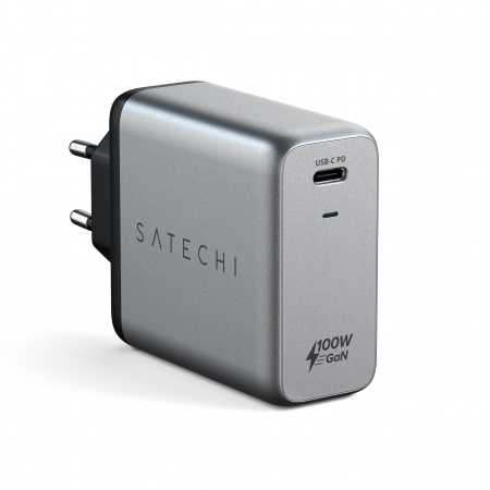 Karikues muri Satechi 100W USB-C PD GaN, i hirtë