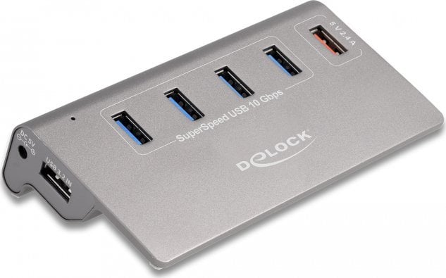 USB hub Delock 10 Gbps, 4x USB Type A, port karikimi i shpejtë