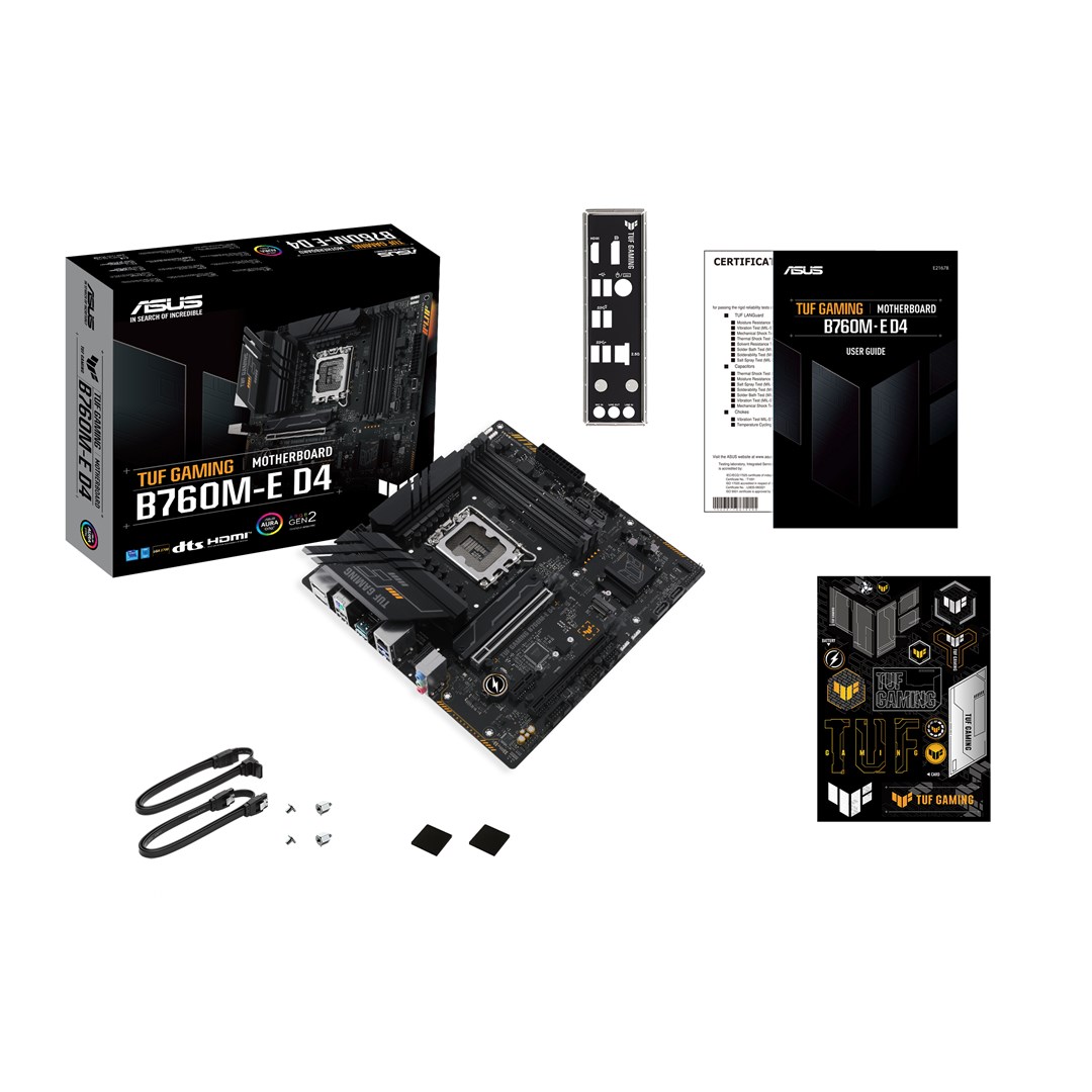Матична плоча ASUS TUF Gaming B760M-E D4 Intel B760 LGA 1700 micro ATX