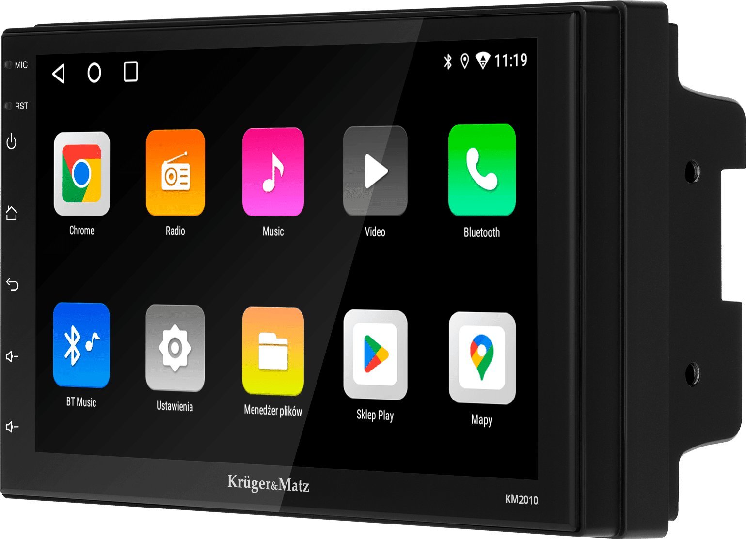 Radio veture Kruger&amp;Matz KM2010, ekran LCD, Bluetooth CarPlay Android Auto, me GPS