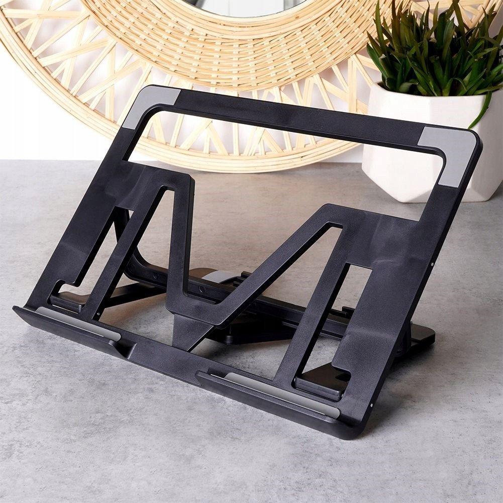 Mbajtës tableti i rregullueshëm, 6 pozicione pjerrësie, rregullim lartësie, gri