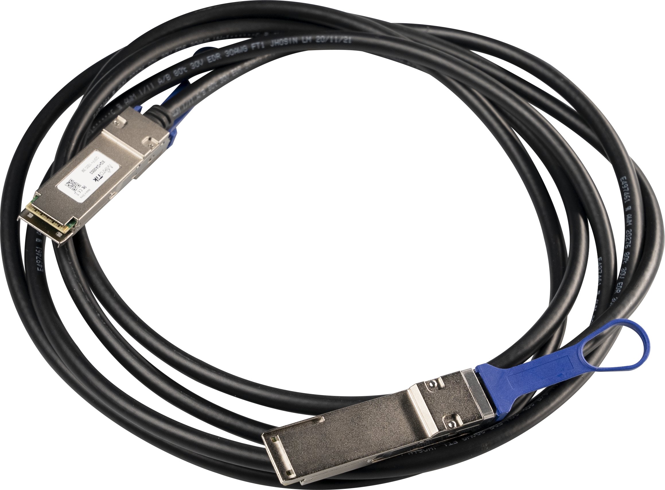Кабел за мрежа Микротик XQ+DA0003, инфинибанд оптичко влакно, 3 m, QSFP+ во QSFP+