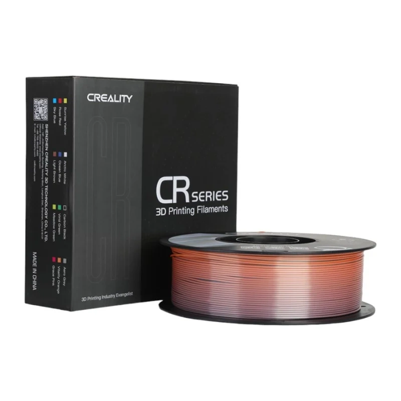 Filament 3D Creality CR PLA Silk, 1.75mm, 1kg, rainbow