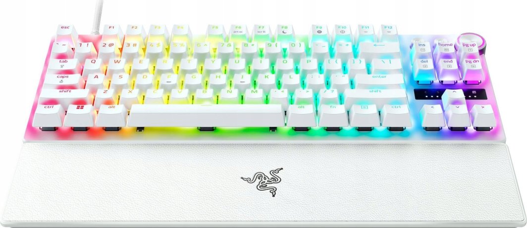 Tastierë Razer Huntsman V3 Pro TKL Analog, e bardhë