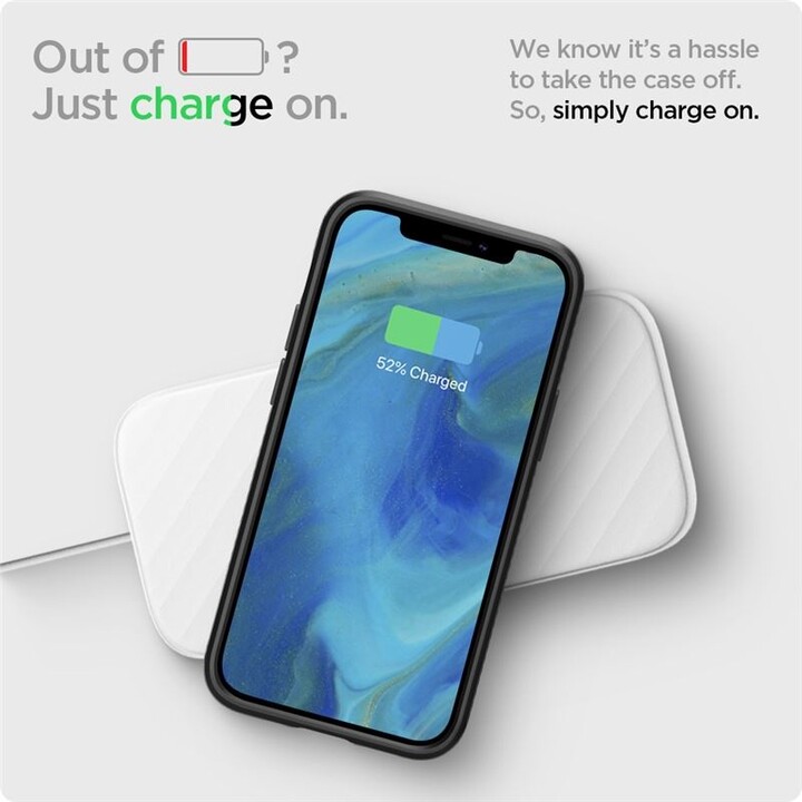 Mbrojtëse Spigen Liquid Air për iPhone 12 mini, e zezë