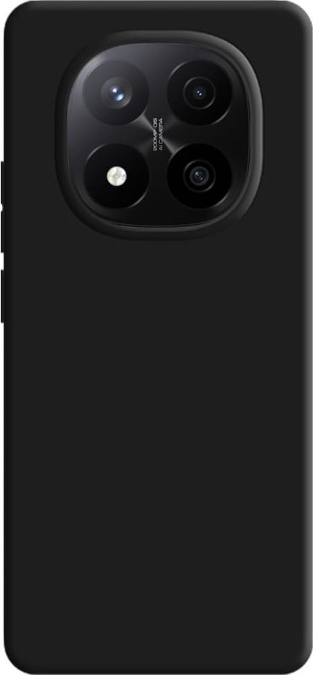 Maskë silikoni 3MK për Xiaomi Redmi Note 14 Pro+, e zezë