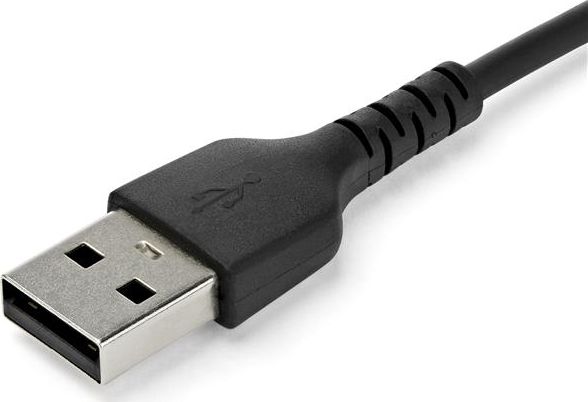 Kabllo USB StarTech 2m, USB A në USB C, 3A 60W, i zi