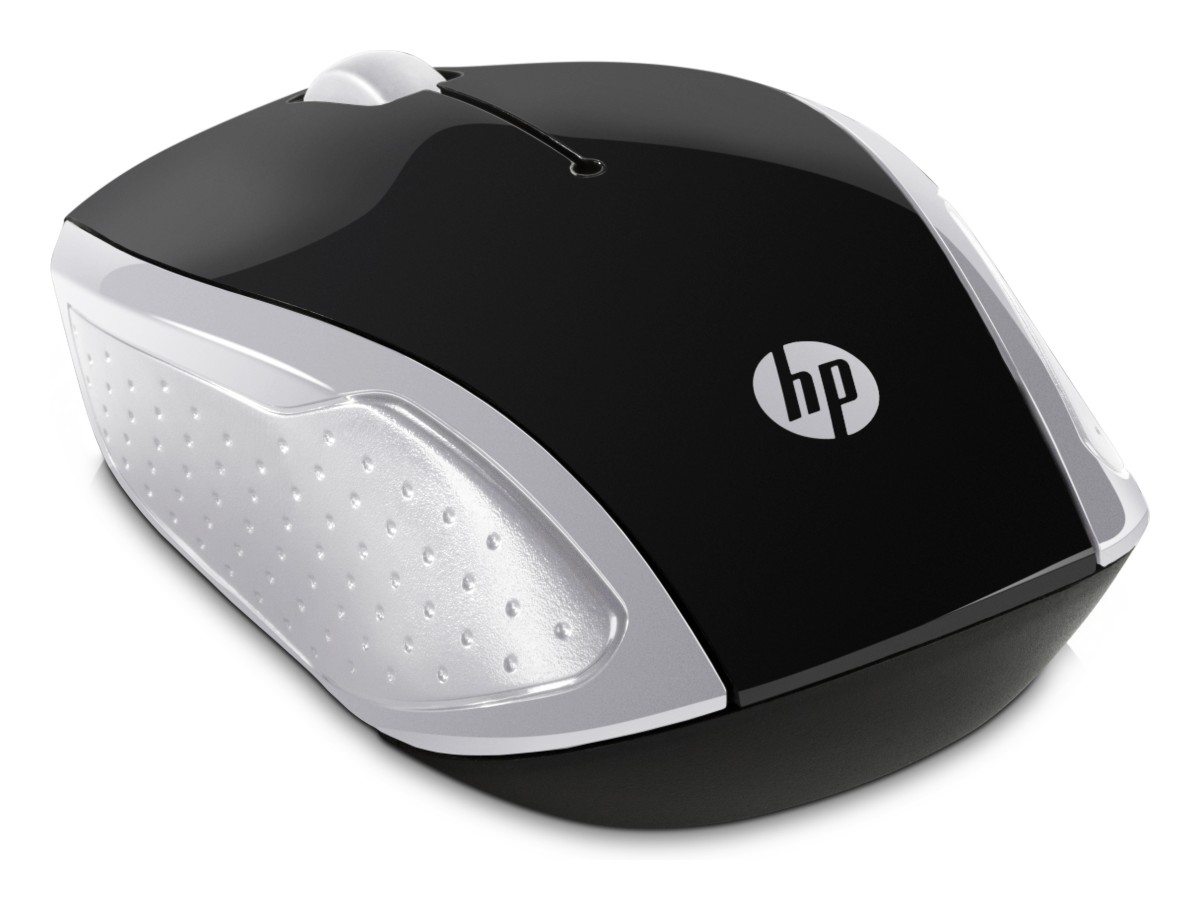 Mi kompjuteri wireless HP 200, optik, USB, argjendtë