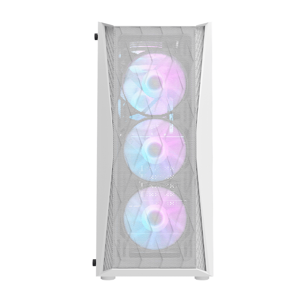 Kasë Darkflash DK352 Mesh ARGB, e bardhë, Midi Tower