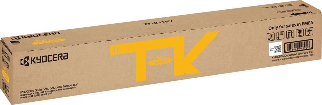 Toner Kyocera TK-8375 (1T02XDANL0), i verdhë