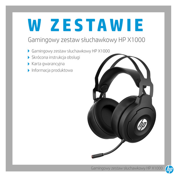 Kufje HP X1000, të zeza