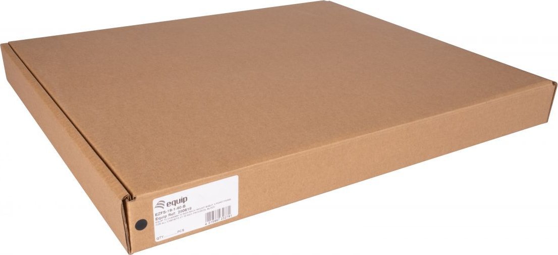 Raft i fiksuar për kabinet 19" LevelOne Equip 280618 EZFS-19-1-60-B, 1U, 600 mm, i zi