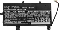 Bateri laptopi CoreParts MBXAS-BA0284, zëvendësuese, e zezë
