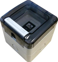 Prizë hermetike Alantec Hermetic OS001IP, 1x RJ45, IP66, sipërfaqësore, gri
