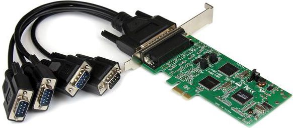 Zgjerues rrjeti StarTech PCIe x1 Controller - 4x RS-232 Serial Port