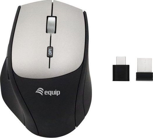 Mi kompjuteri Wireless LevelOne Equip 245115, 2400 DPI, USB RF, i zi