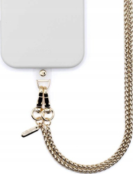 Vare telefoni Crong Phone Crossbody Gold Link, me adapter universal, ngjyrë ari