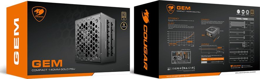 Burim energjie Cougar GEM1050 31GM105001P01 ATX, 1050W