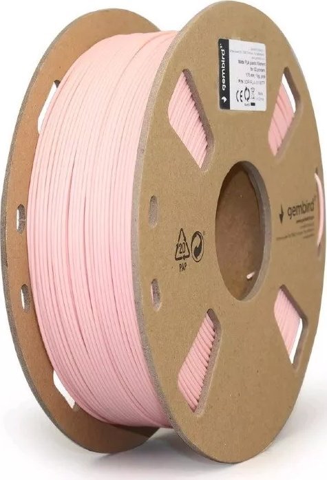Филамент за 3D печатење Gembird PLA, 1.75мм, 1кг, розева