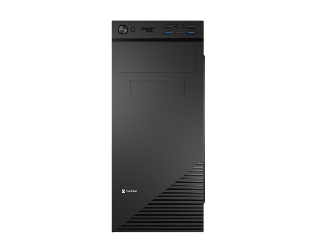Kuti kompjuteri Natec Cabassu G2 NPC-2024, midi tower ATX, USB 3.0, e zezë