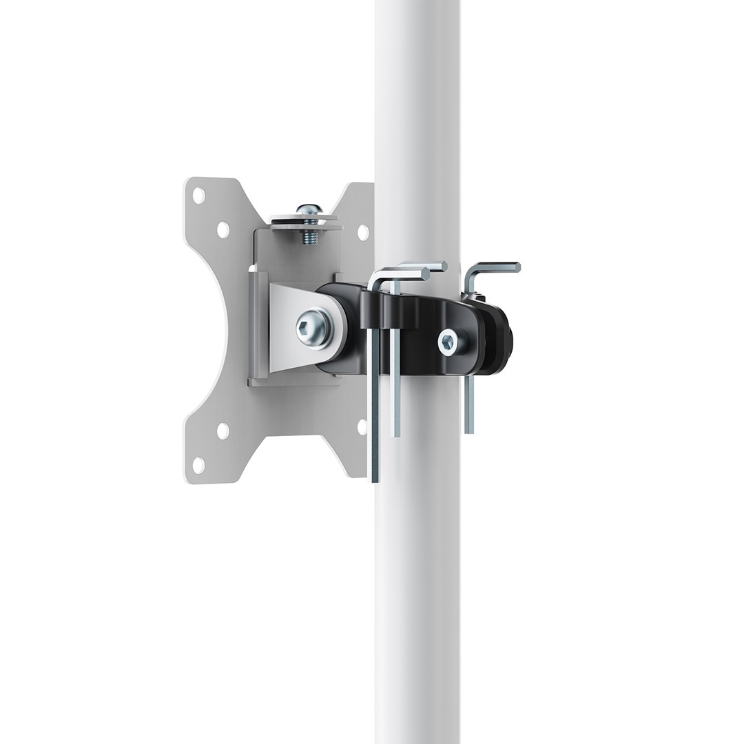 Karrocë mbajtëse per laptop Maclean, e bardhë