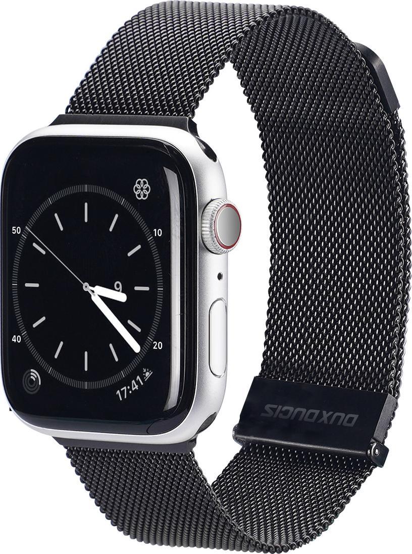 Rrip dore për Apple Watch Dux Ducis Magnetic Milanese, 38 40 41 mm, çelik inox, argjendtë