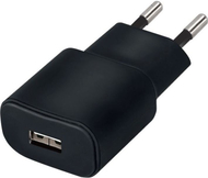 Karikues rrjeti Forever TC-01, 1x USB, 1A, i zi