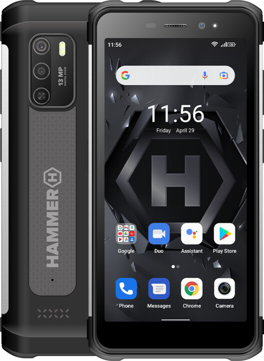 Мобилен телефон myPhone Hammer Iron 4, 4GB/32GB, сребрена боја