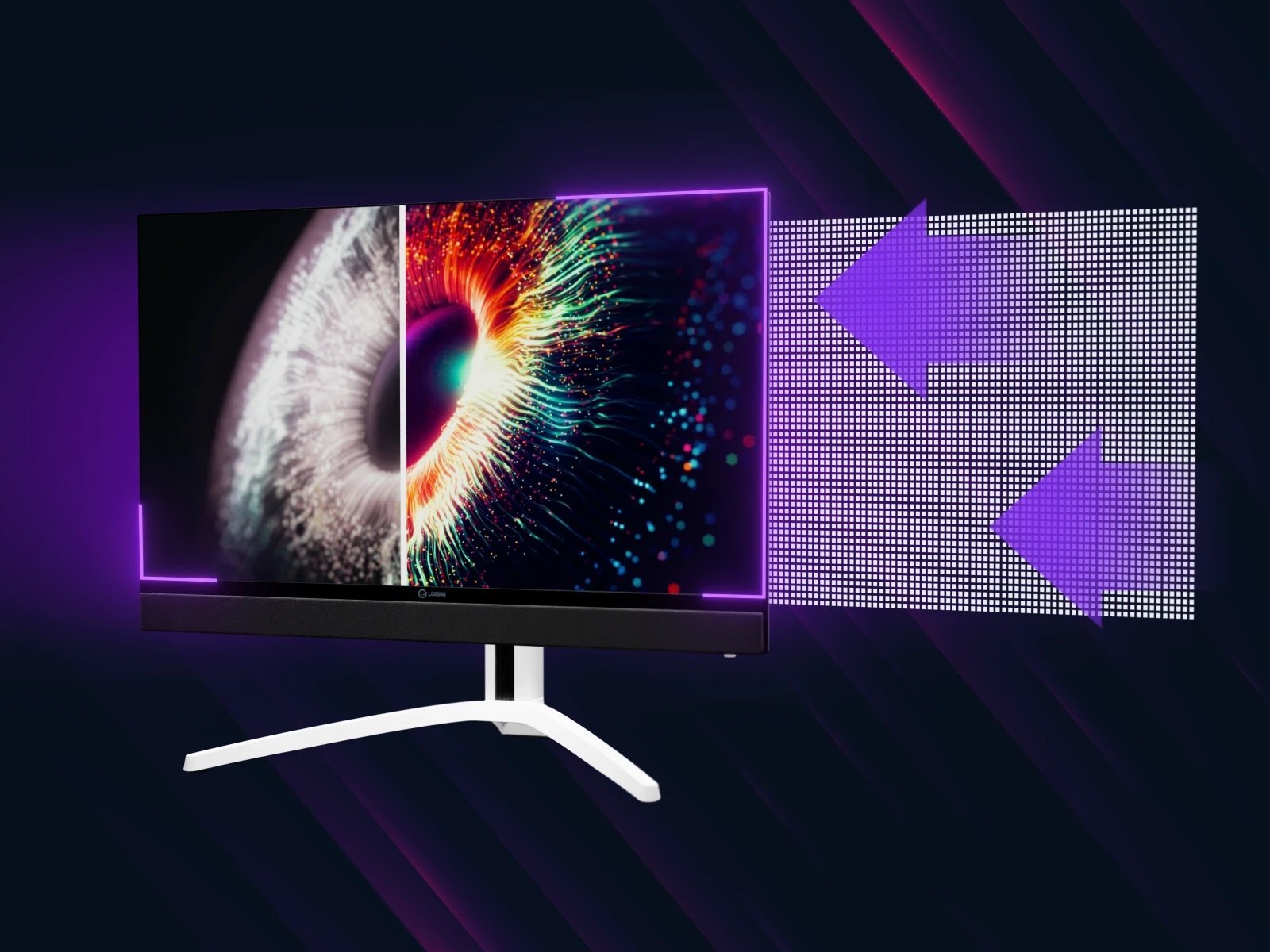 Monitor gaming Lorgar Pro 27MP1, 27", 4K UHD, 160Hz, i zi gri