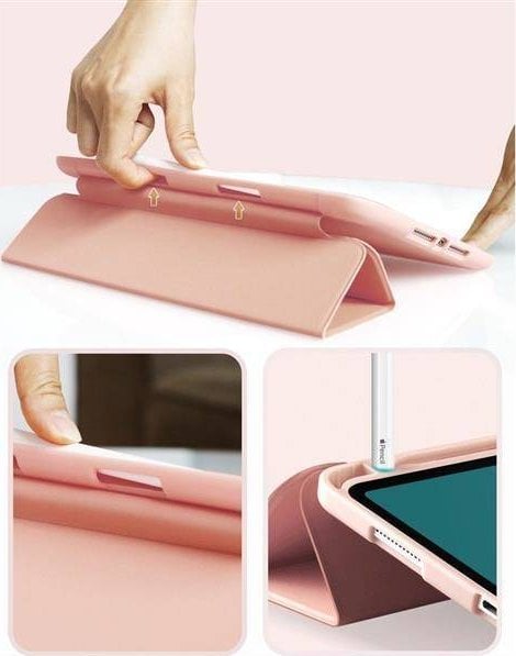 Навлака за таблет Tech-Protect SmartCase, за iPad Air 4 2020 и iPad Air 5 2022, со место за молив Apple, виолетова