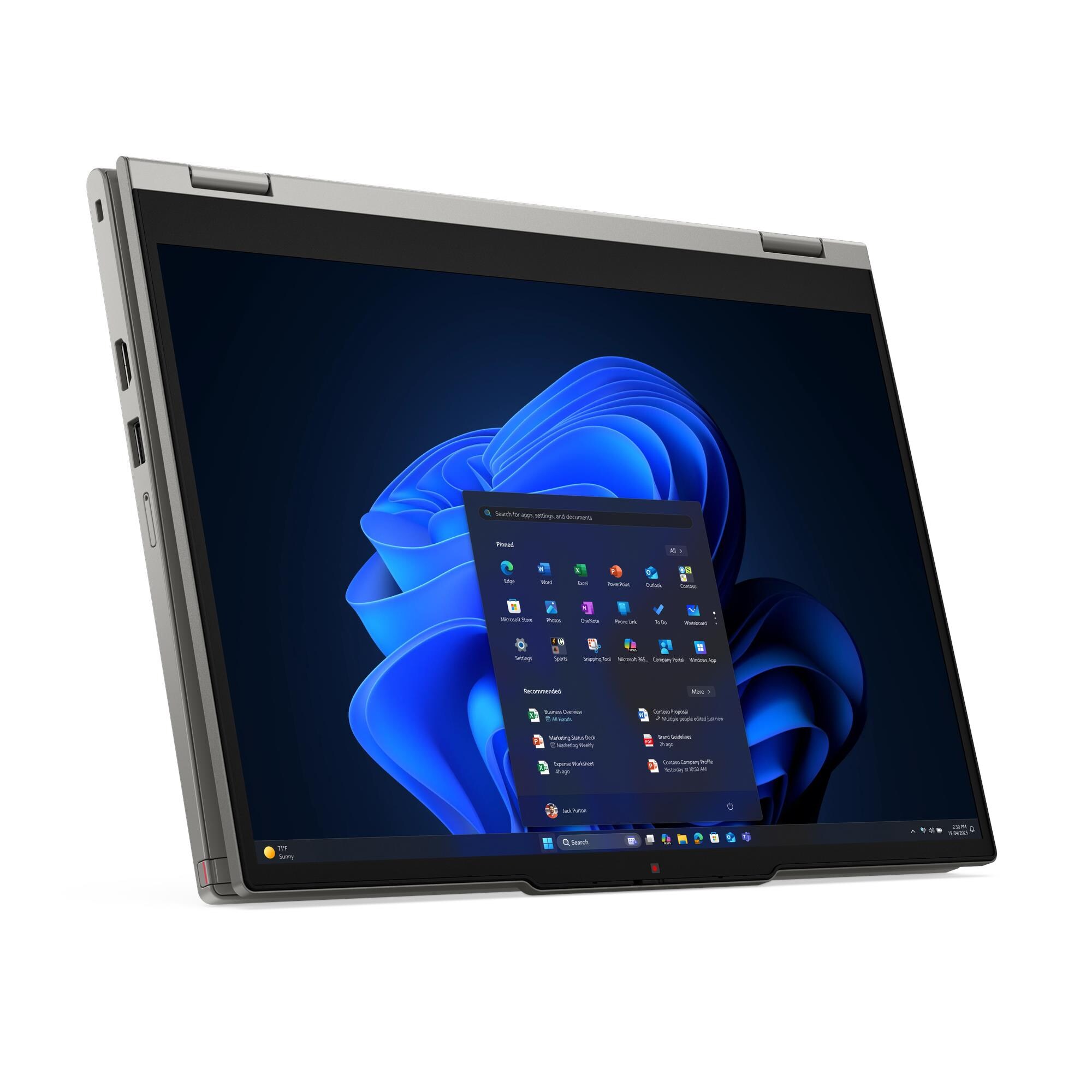 Laptop Lenovo ThinkPad L13 2 in 1 Gen 6, 13.3" WUXGA touch, Core Ultra 7, 32GB RAM, gri