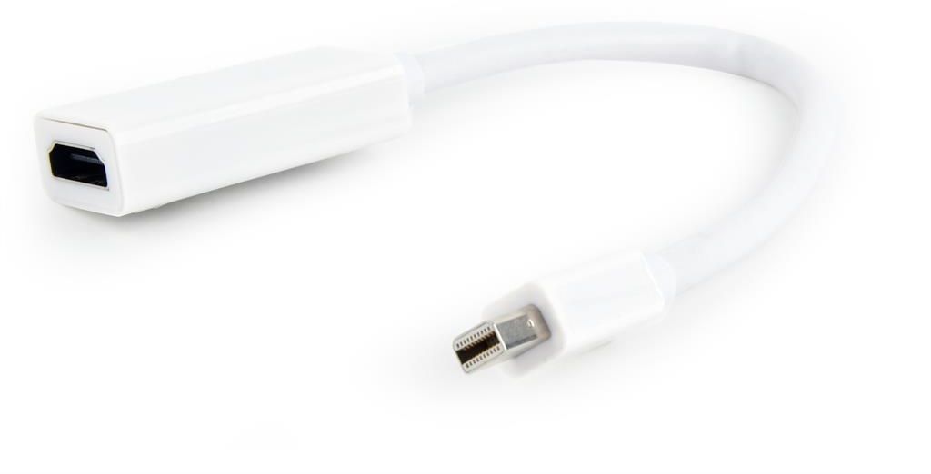 Përshtatës Gembird AV DisplayPort Mini në HDMI, i bardhë