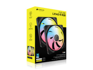 Ventilator kase Corsair ICUE LINK LX140-R RGB, 140mm, 2 copë, i zi