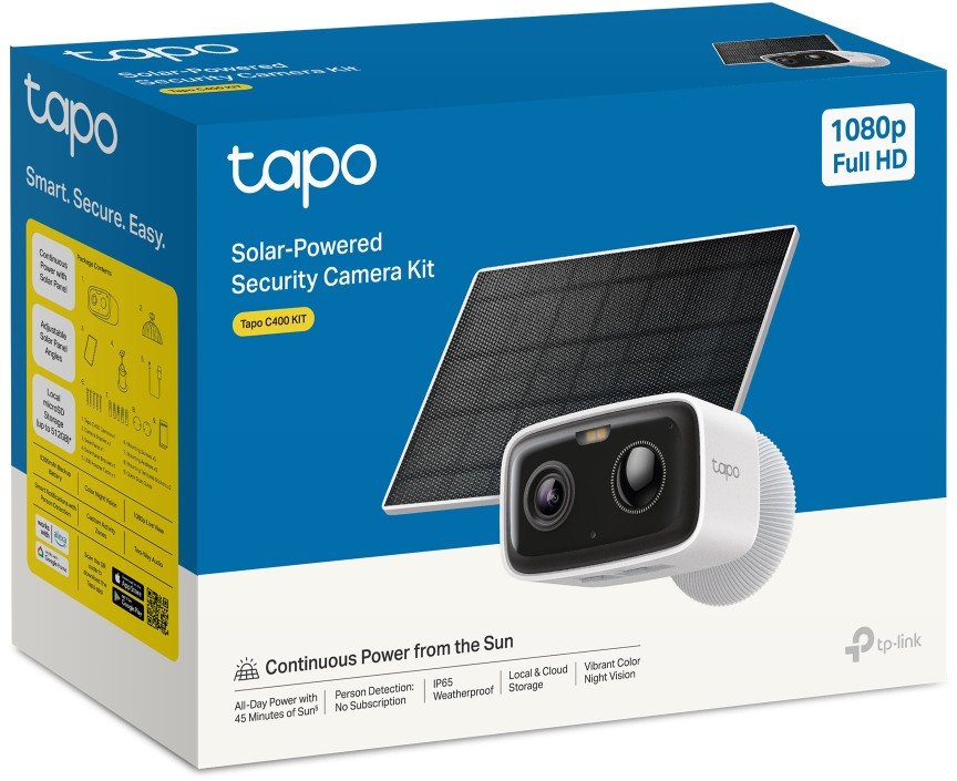 Kamerë sigurie TP-Link Tapo C400 KIT, 1080P Full HD, pa tela, për jashtë