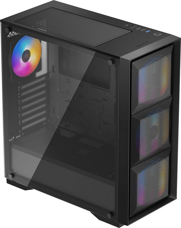 Kasë kompjuterike Deepcool MATREXX 50 MESH 4FS, E-ATX, e zezë